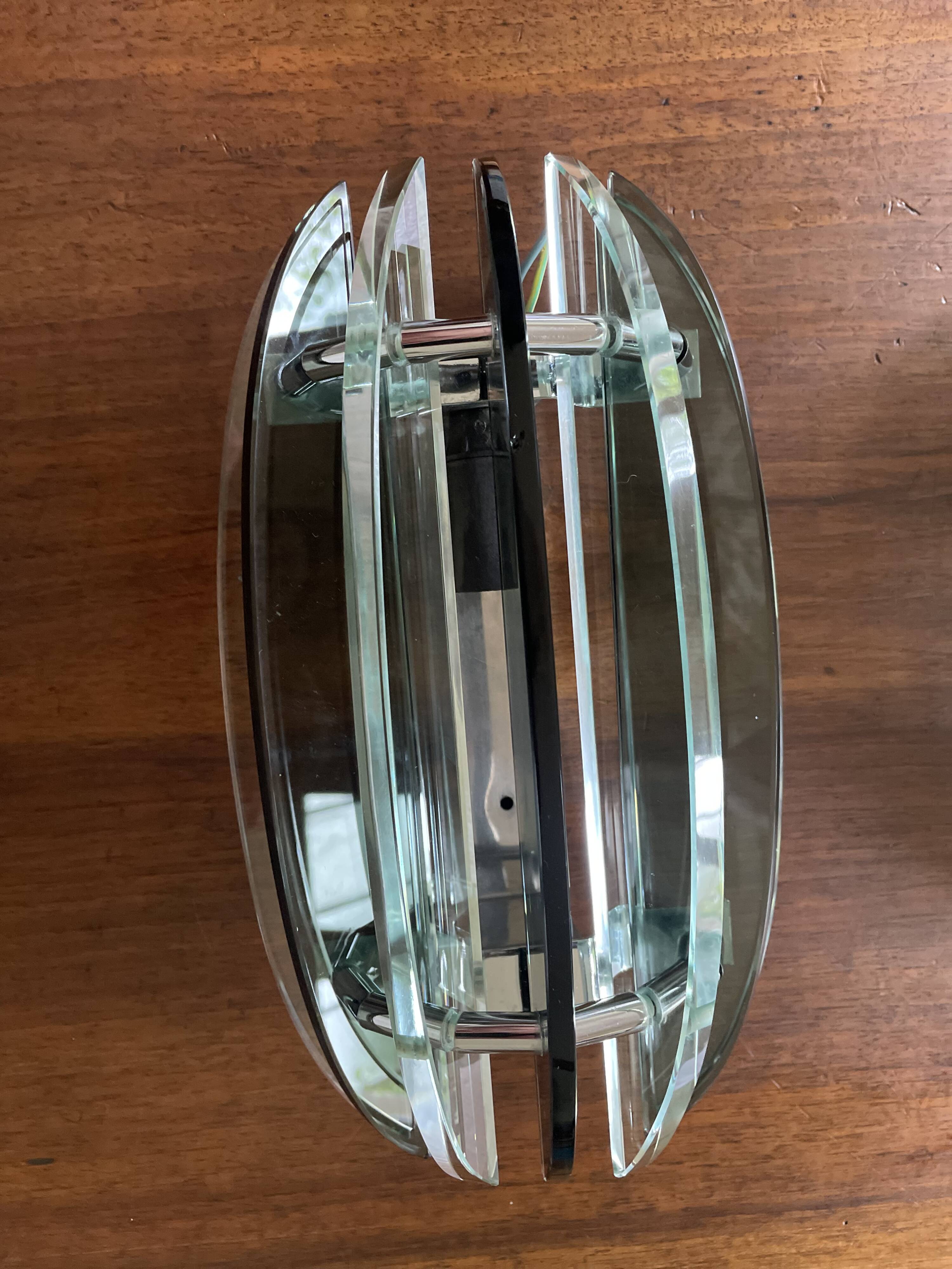 Wall lights with Murano glass slats VECA Italy