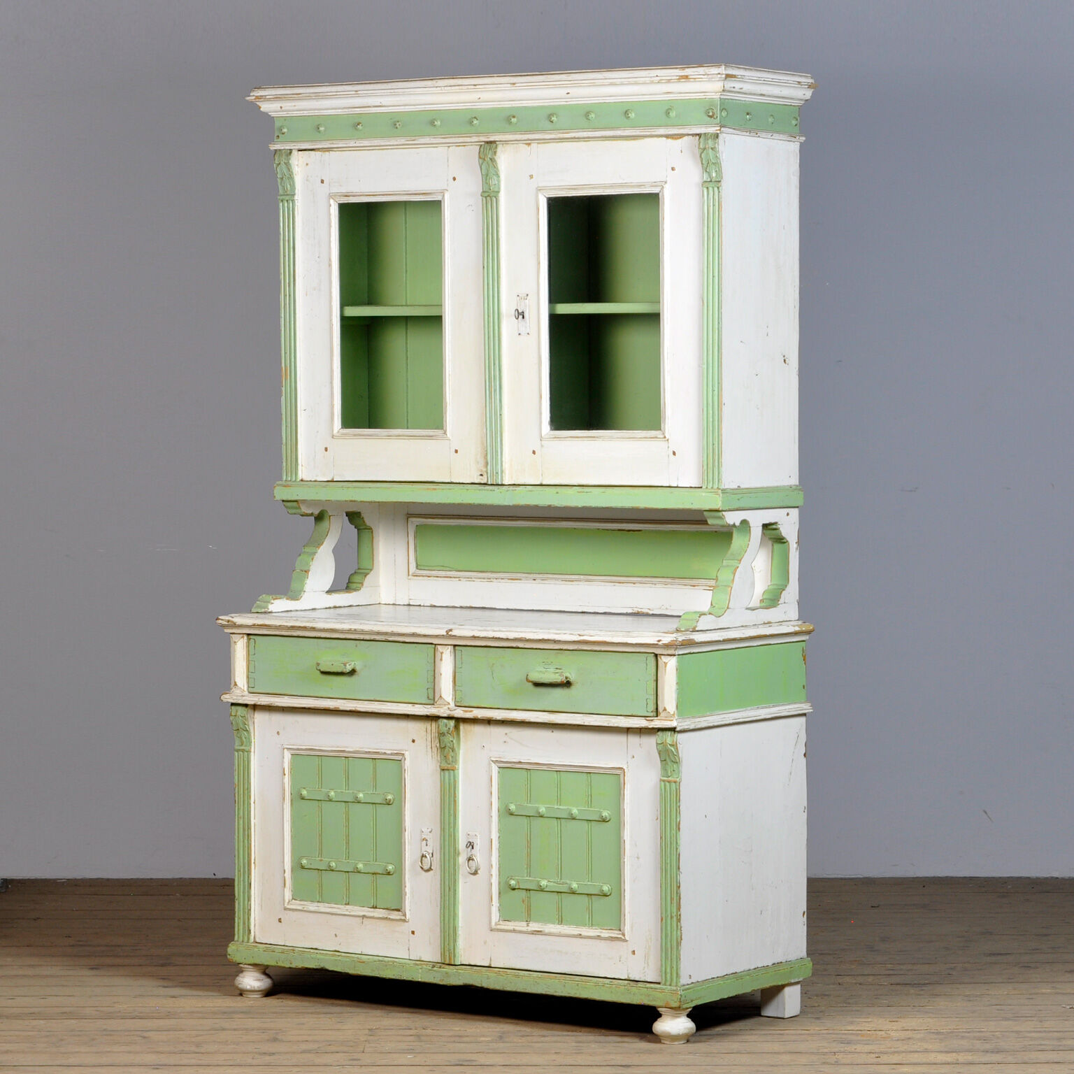 Solid pine kitchen cupboard, 1920's