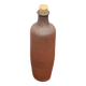 Bouteille en terre cuite vintage, bouteille décorative, poterie