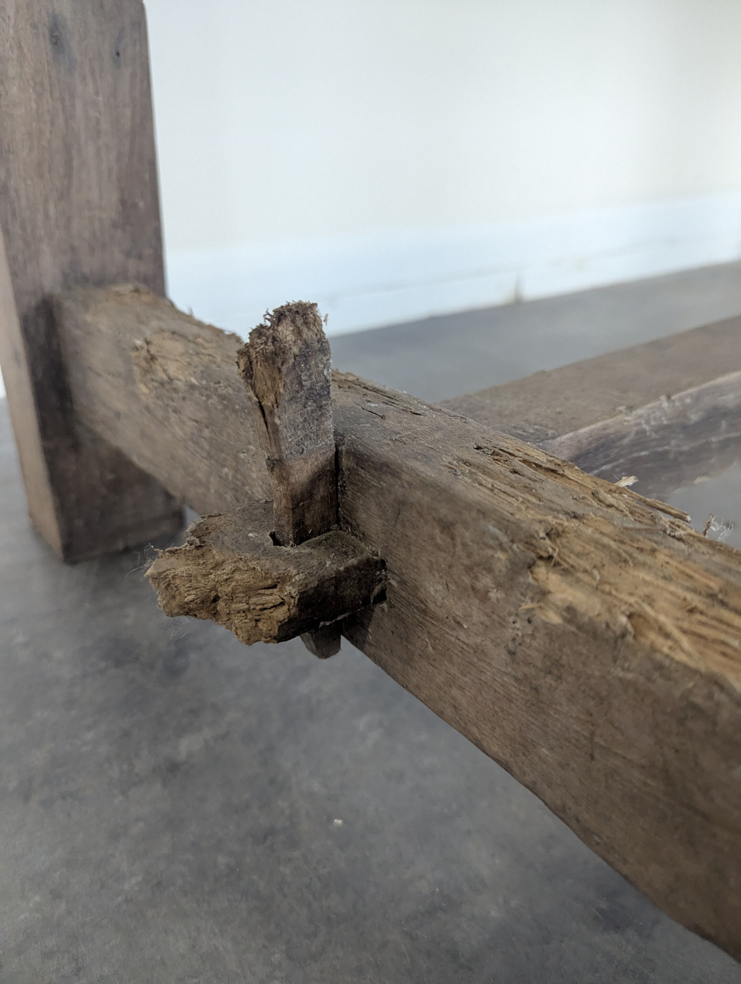 Solid oak farmhouse table