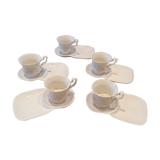 Porcelain cups and cups
