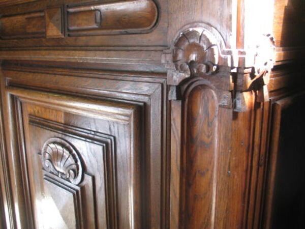 Comptoir banque de pharmacie XIX°