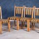 Chaises Vintage en Chêne, Danemark, 1960s, Set de 4