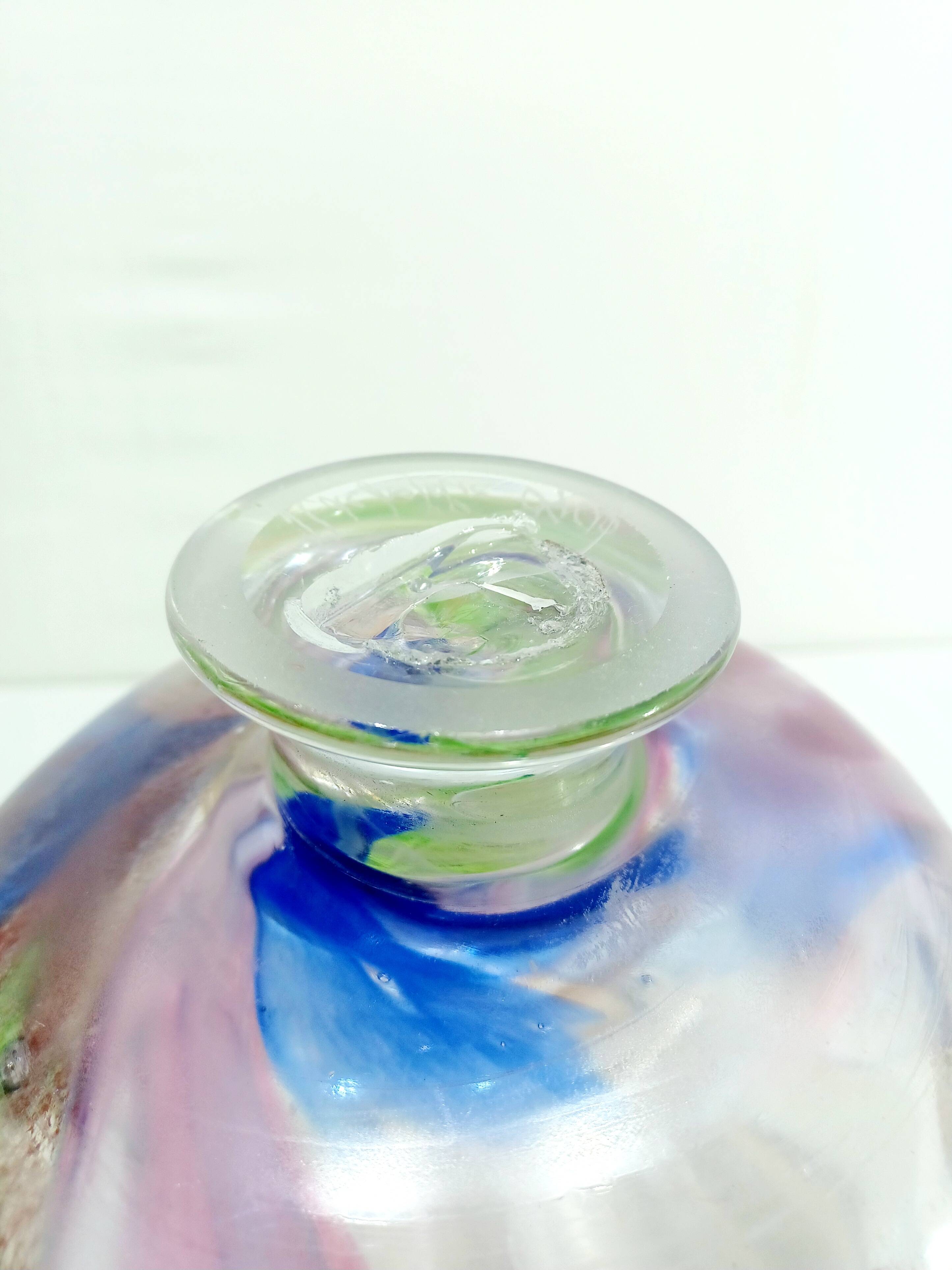 Coupe en verre soufflé Murano