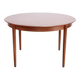 Vintage Danish design teak round dining table