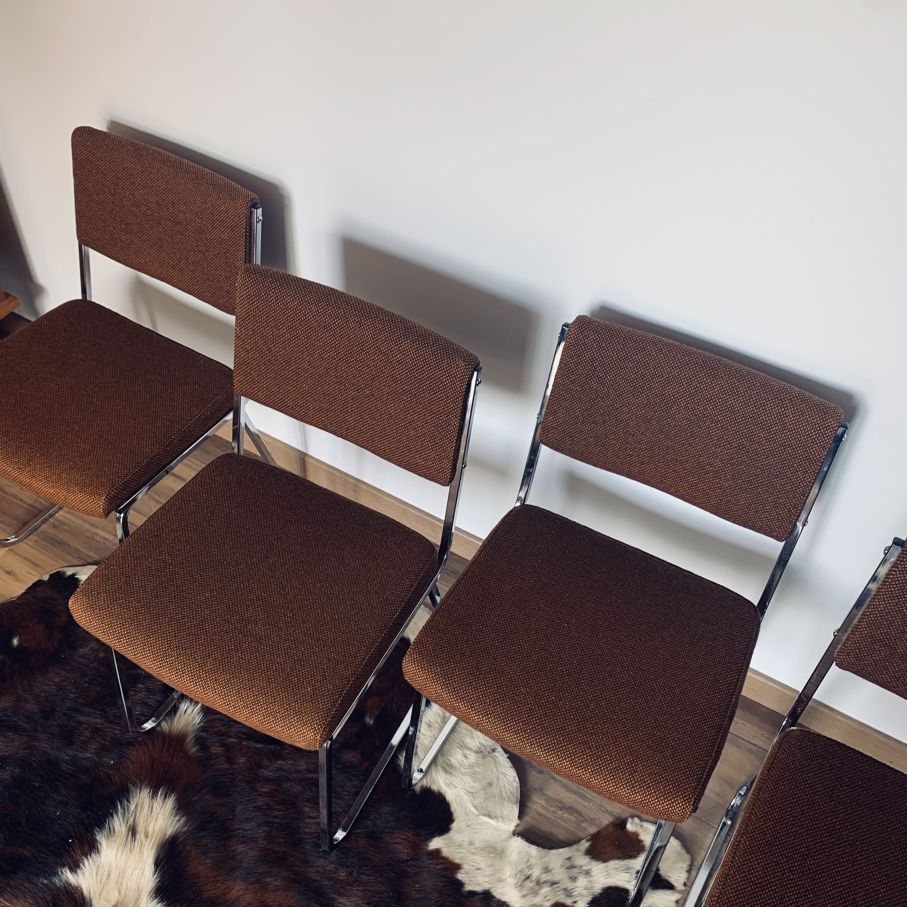 Ensemble de 4 chaises vintage