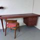 Danish modernist desk in teak, 1950s