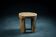 Raw wood stool
