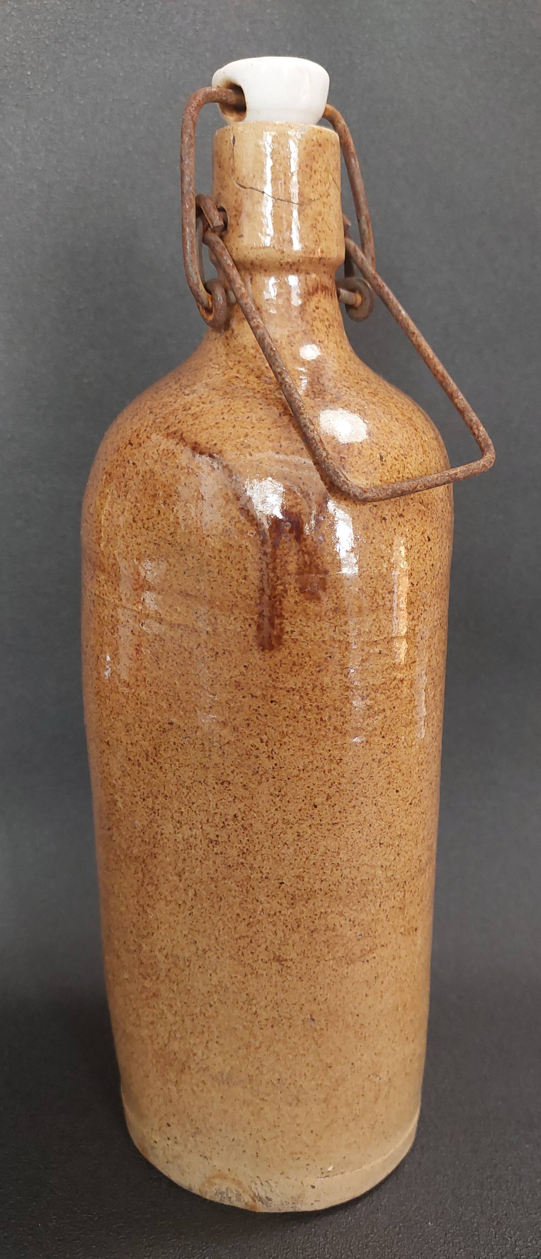 Old stoneware bottle