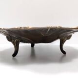 Chiseled and Embossed Cast Bronze Centerpiece / Bowl, Italy