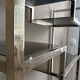 Vintage wandkast in goud / spiegelglas in stijl van Willy Rizzo / Vandel