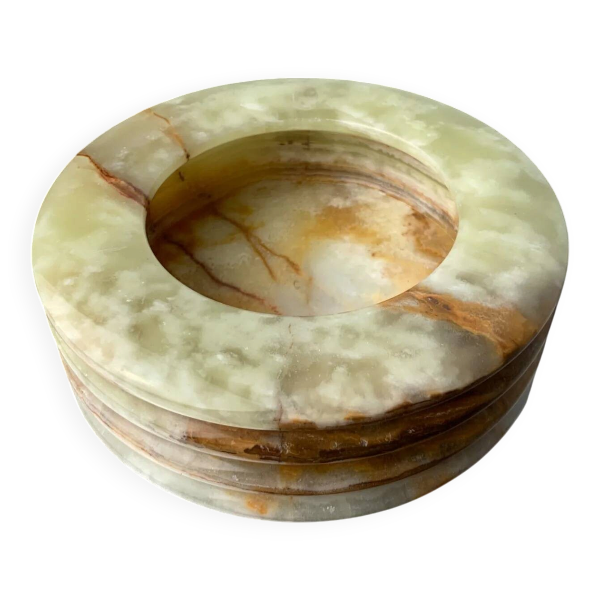 Mid-century onyx catchall ashtray, Italy, 1970s