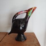 Vase vallauris gravé