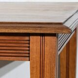 Table 6 couverts en acajou blond, 1940