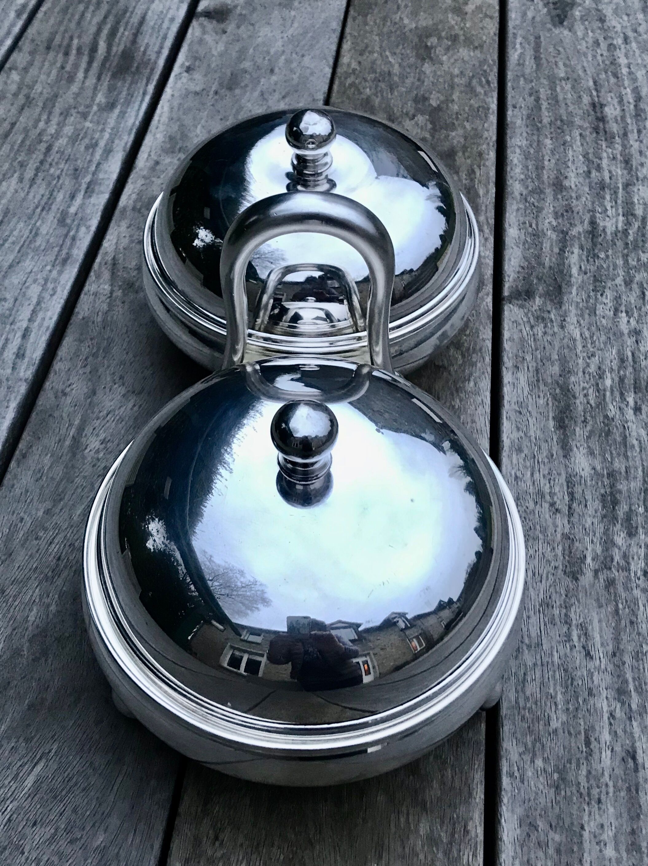 Vegetable Two Vegetables Silver Metal