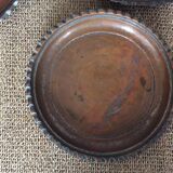 Series of 3 copper trays