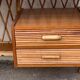 Vintage rattan desk 1960