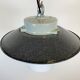 Industrial Hanging Lamp with Milk Glass, 1970s