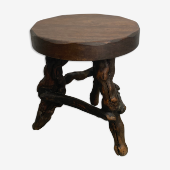 Organic grape vine root stool, France ca 1950s