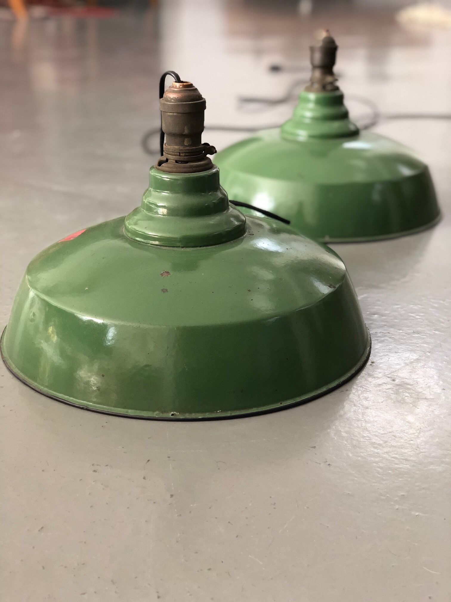 Pair of industrial suspensions in khaki email