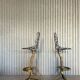 David Marshall Sculptural Barstools – Set of 2