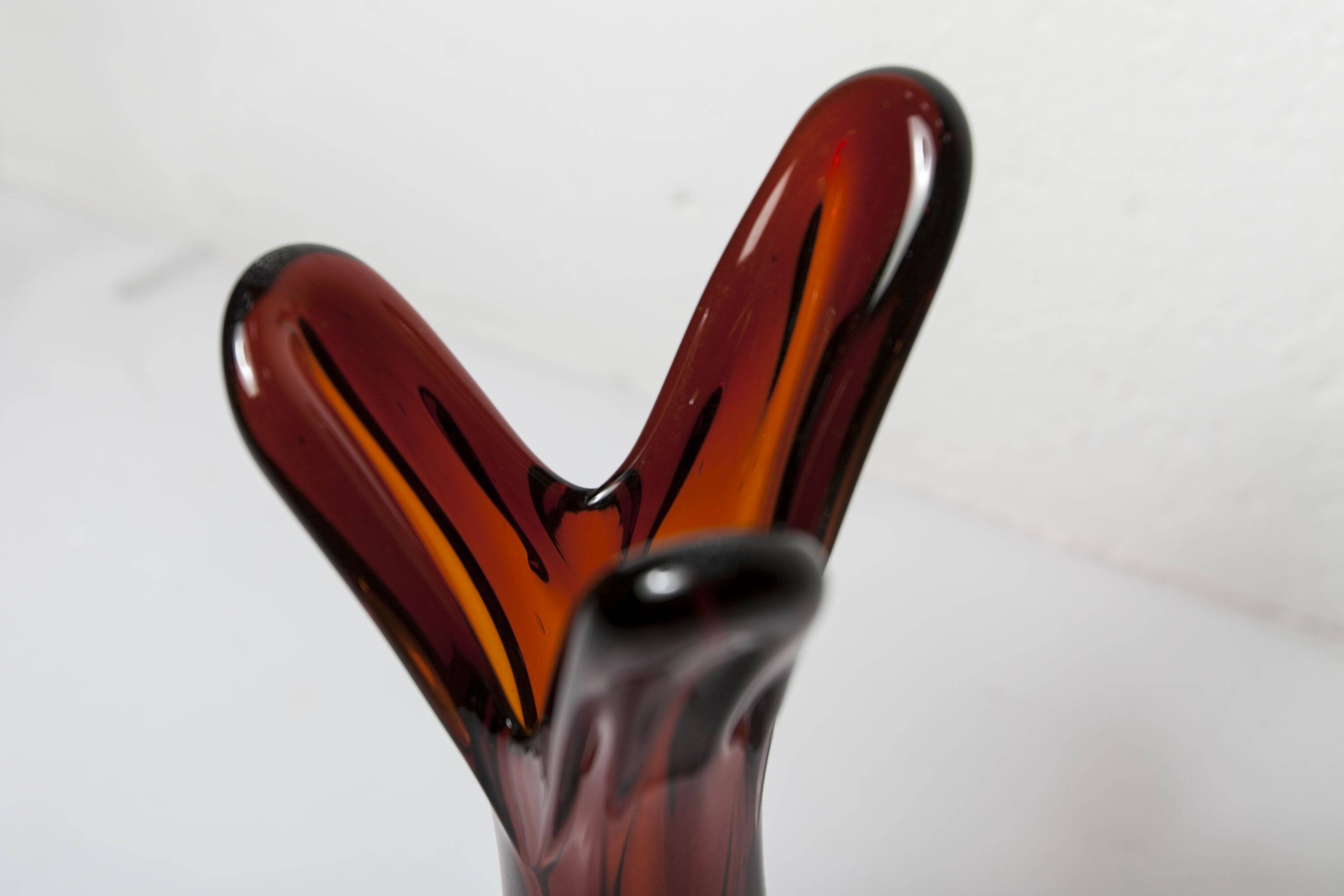 New look vase h28.5cm Murano glass 1970