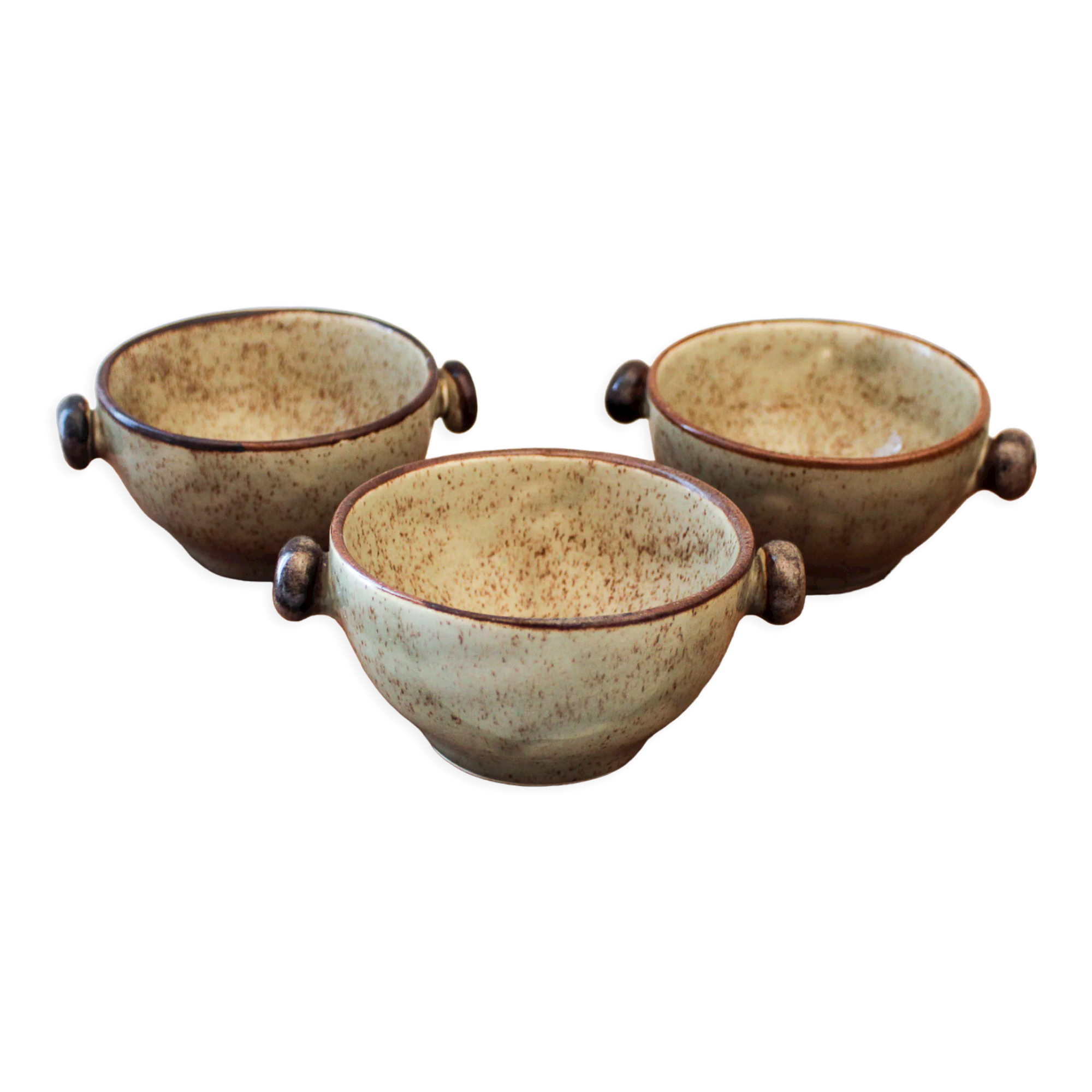 Glazed ceramic bowls Les Grottes Dieulefit