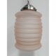 Suspension with frosted glass Deco rose
