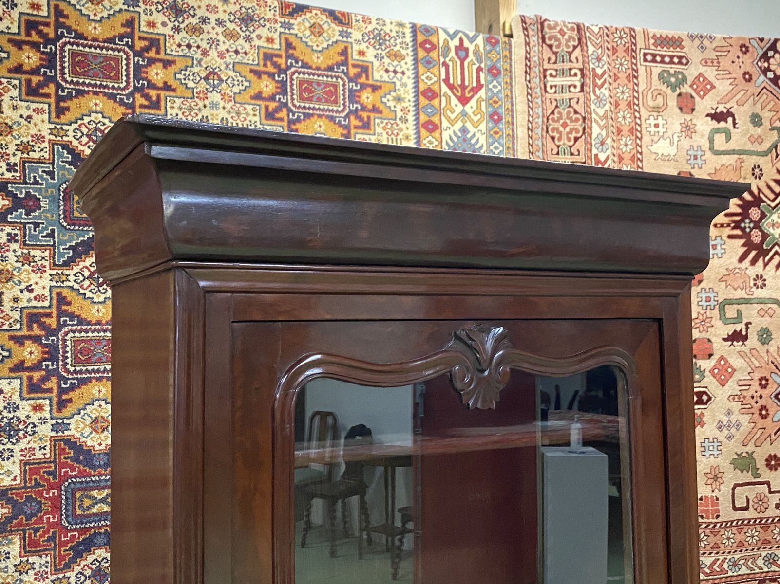 Louis Philippe Library late 19th in mahogany