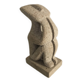 Sculpture the thinker cycladic art