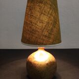 60s/70s sandstone bedside lamp