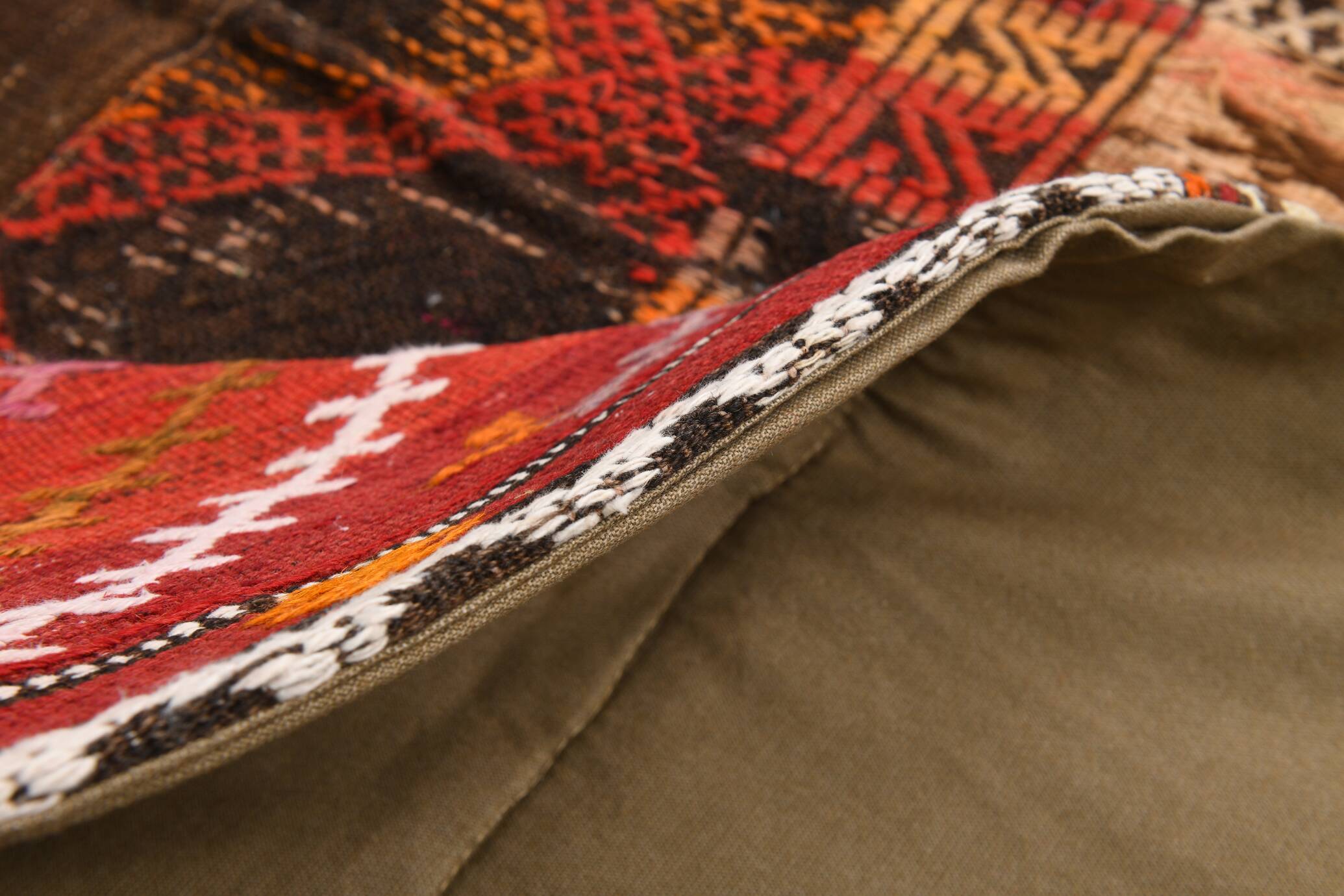 7x10 Multicolor Traditional Handmade Kilim Rug, 202x304Cm