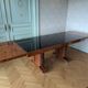 Art Deco table in walnut burl