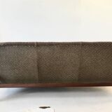 Sofa carved in three places of Gimson and Slater Norway 1960s