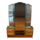 Fruitwood glass dressing table – 1950
