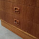 Commode en frêne, design danois, années 70, production: Danemark