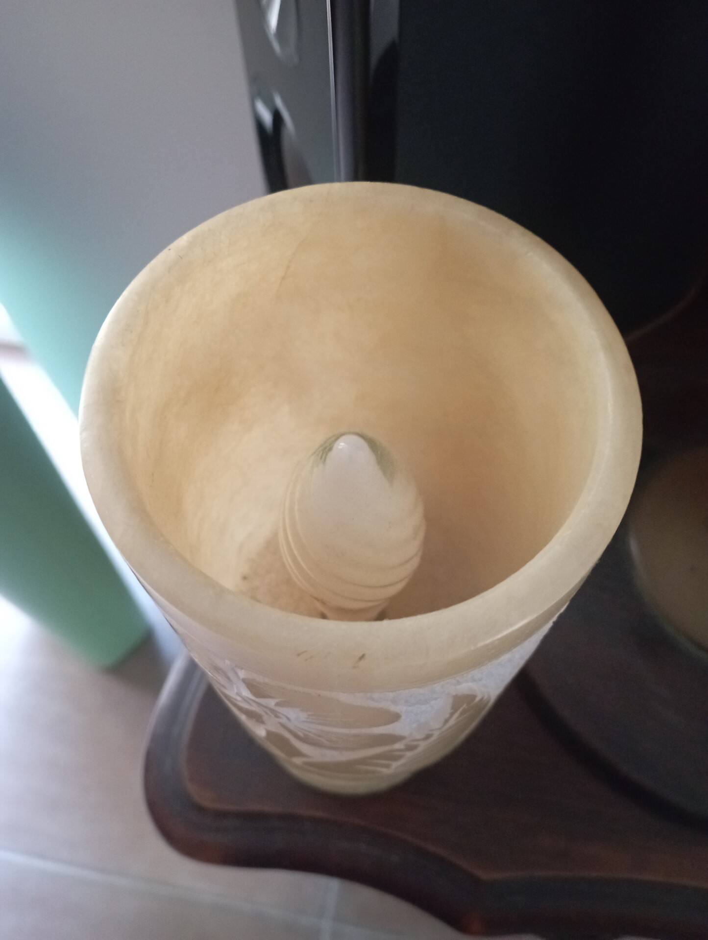 Vintage alabaster lamp