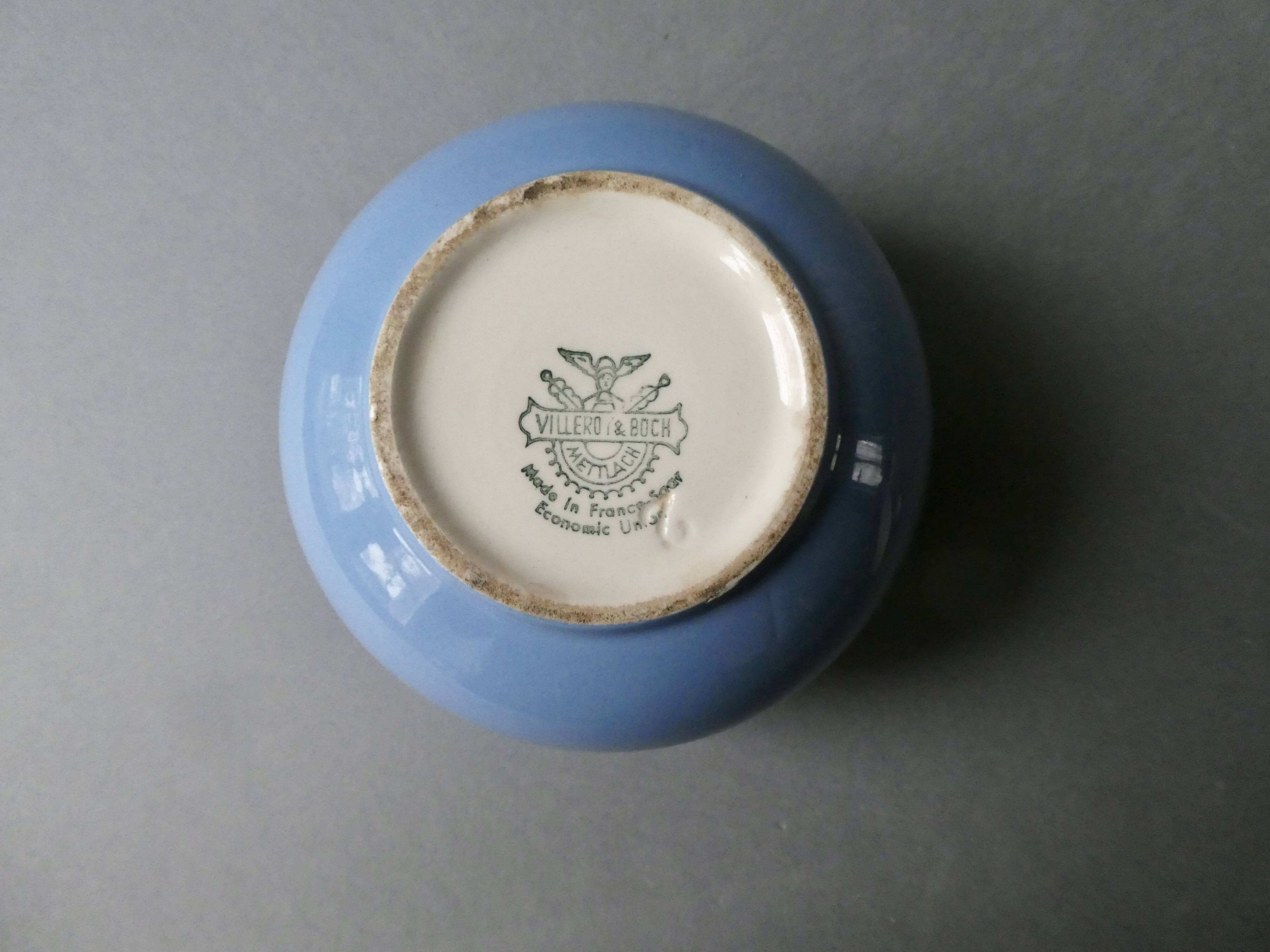 Ceramic sugar bowl Villeroy & Boch, 50s