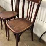 Paire de chaises bistrot Baumann