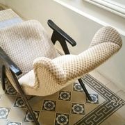 Fauteuil Wing chair à système de relaxation année 50/60