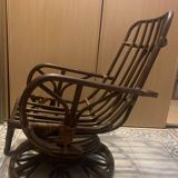 Rotating Rattan Papasan