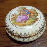 Jewelry box artistic porcelain limoges