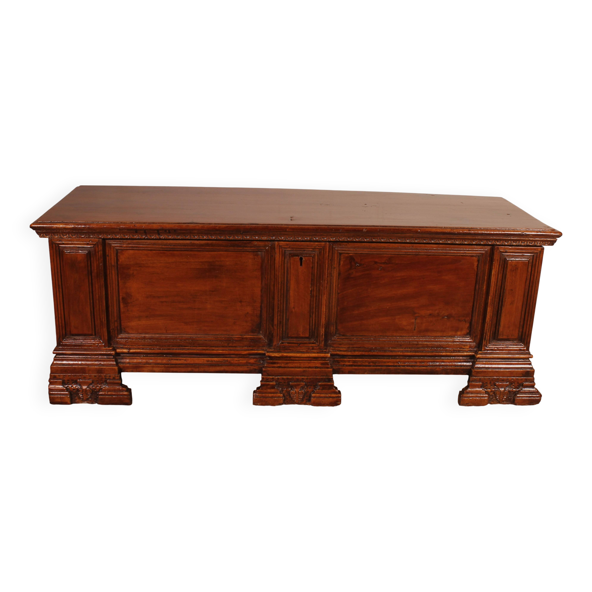 Italian Renaissance Walnut Chest - 16th Century