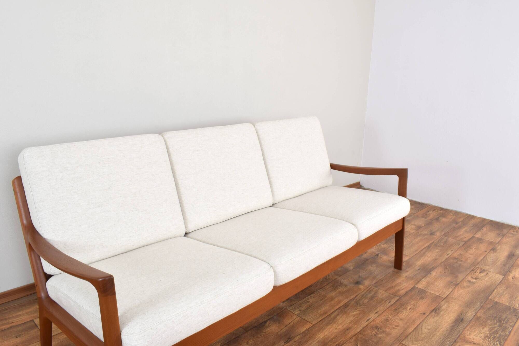 Mid-Century Danish Teak Sofa by Ole Wanscher for Cado, 1960s