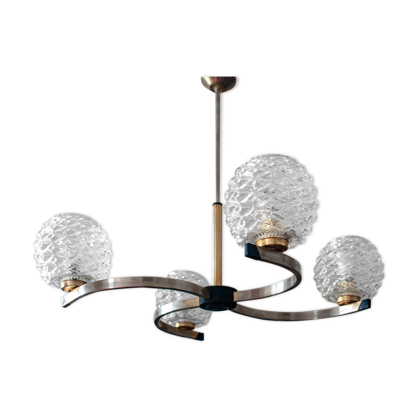 Spiral chandelier 1960