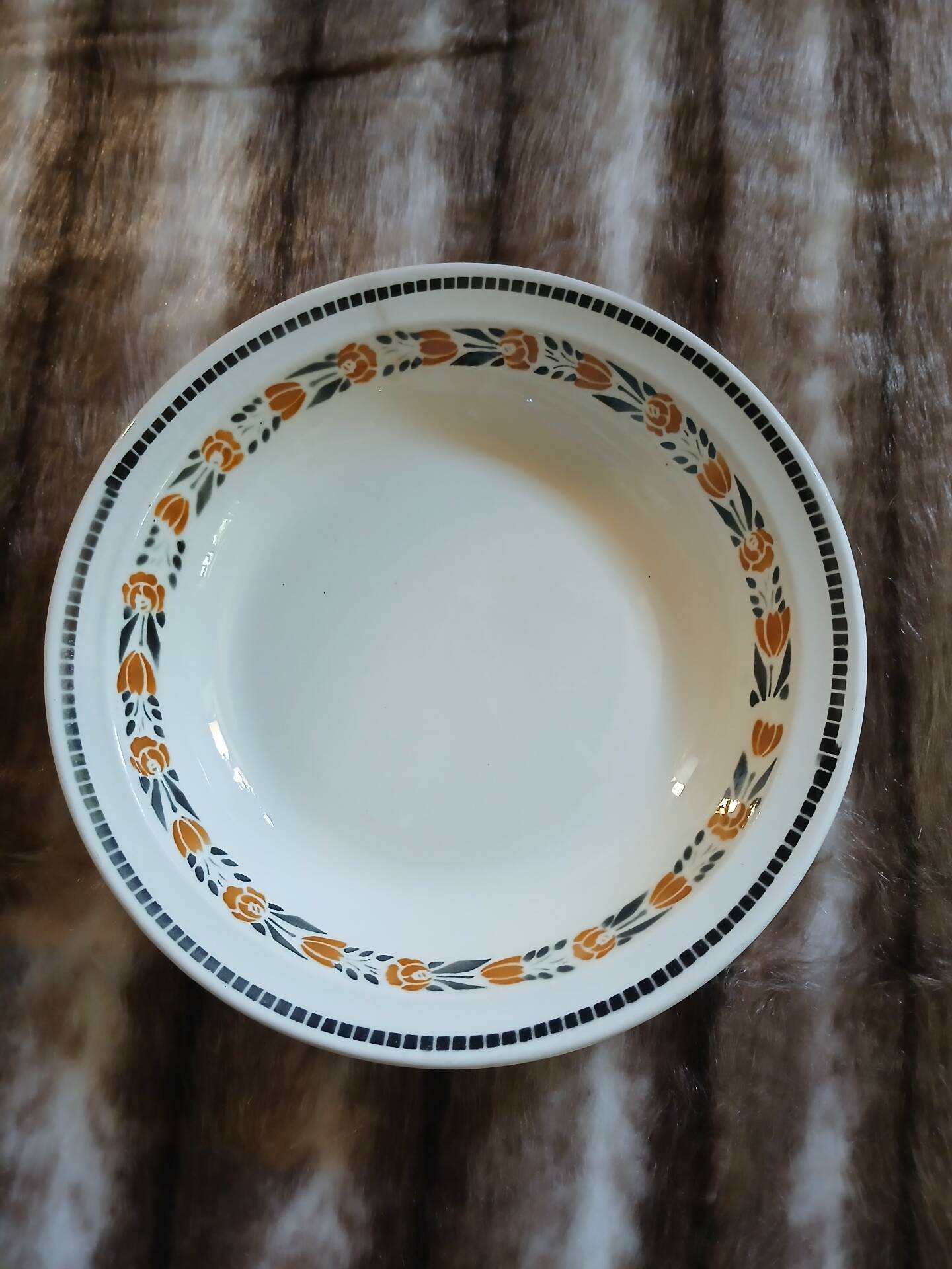 Old Badonviller plate "Denise"