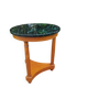 Guéridon, table d'appoint style Empire en bois et marbre