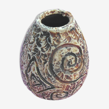 Vase en gres basque ciboure arroka piece unique