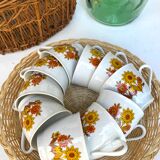 Vintage porcelain coffee cups