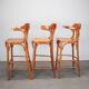 Set of 3 TON bentwood bar stools, Czech Republic, circa 1990.